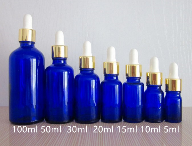 藍(lán)色精油瓶